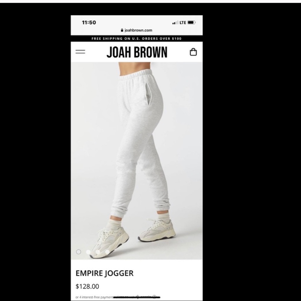 NEW // JOAH BROWN // Empire Jogger // XS